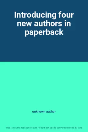 Couverture du produit · Introducing four new authors in paperback