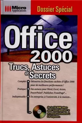 Couverture du produit · Dossier spécial trucs Office 2000