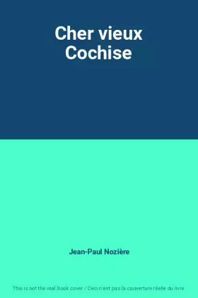 Couverture du produit · Cher vieux Cochise