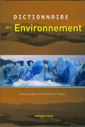 Couverture du produit · Dictionnaire de l'environnement