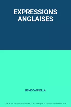 Couverture du produit · EXPRESSIONS ANGLAISES