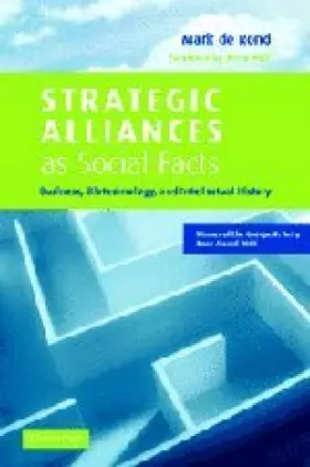 Couverture du produit · Strategic Alliances as Social Facts: Business, Biotechnology, and Intellectual History