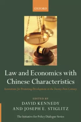Couverture du produit · LAW & ECONOMICS CHINESE CHARACTER P: Institutions For Promoting Development In The Twenty-First Century (Initiative For Policy