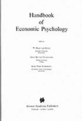 Couverture du produit · Handbook of Economic Psychology
