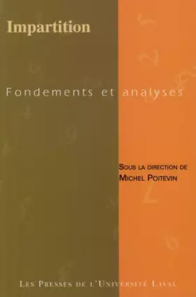 Couverture du produit · FONDEMENTS ET ANALYSES