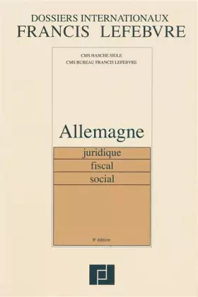 Couverture du produit · Allemagne: Juridique, fiscal, social