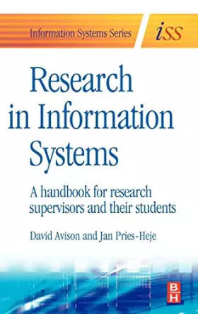 Couverture du produit · Research in Information Systems: A Handbook for Research Supervisors and their Students