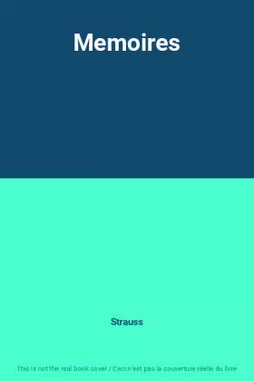 Couverture du produit · Memoires