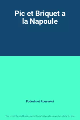 Couverture du produit · Pic et Briquet a la Napoule