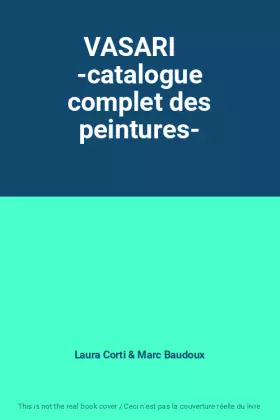 Couverture du produit · VASARI    -catalogue complet des peintures-