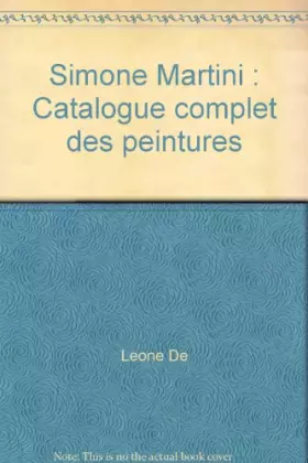 Couverture du produit · SIMONE MARTINI    (Ancienne Edition)