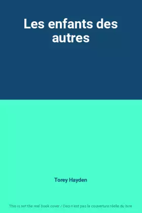 Couverture du produit · Les enfants des autres