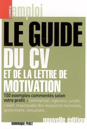 Couverture du produit · Le guide du CV et de la lettre de motivation