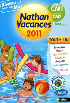 Couverture du produit · Nathan vacances - tout en un - du CM1 vers le CM2: 9/10 ans