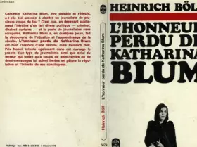 Couverture du produit · L'Honneur perdu de Katharina Blum ou Comment peut naître la violence et où elle peut conduire