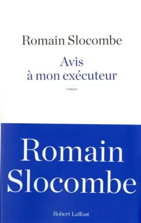 Couverture du produit · Avis à mon exécuteur