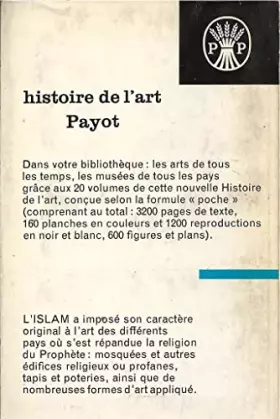 Couverture du produit · Histoire de l'art payot : L'art de l'Islam, Index General