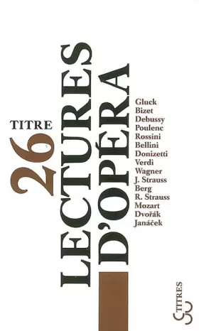 Couverture du produit · Lectures d'opéra