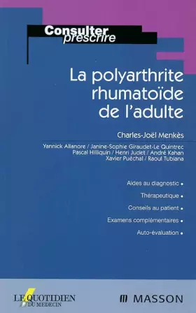 Couverture du produit · La polyarthrite rhumatoïde de l'adulte