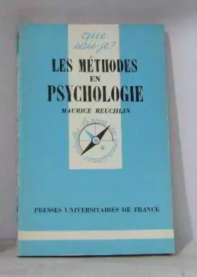 Couverture du produit · LES METHODES EN PSYCHOLOGIE