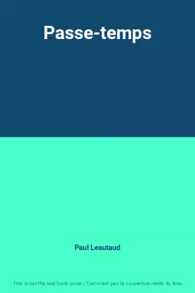 Couverture du produit · Passe-temps