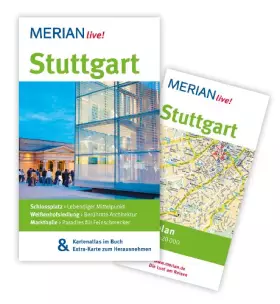 Couverture du produit · MERIAN live! Reiseführer Stuttgart: MERIAN live! – Mit Kartenatlas im Buch und Extra-Karte zum Herausnehmen