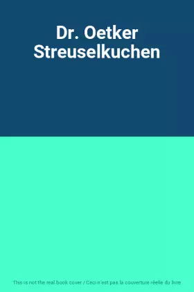 Couverture du produit · Dr. Oetker Streuselkuchen
