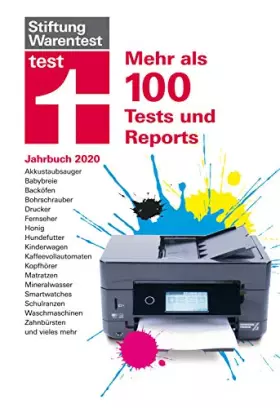 Couverture du produit · test Jahrbuch 2020: Über 100 detaillierte Tests und Reports - Ergebnisse zu Produkten und Angeboten - Umfangreicher Themenberei