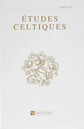 Couverture du produit · Etudes celtiques, numéro 33 - 1997