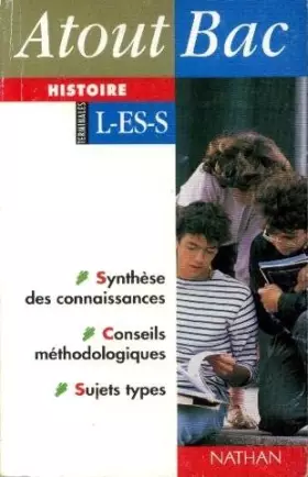 Couverture du produit · Histoire, terminales L, ES, S