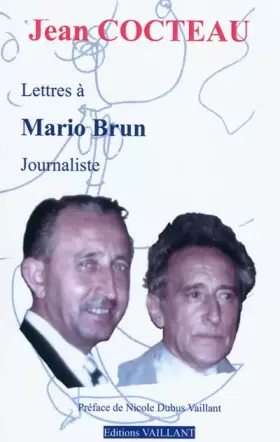Couverture du produit · Lettres de Jean Cocteau à Mario Brun
