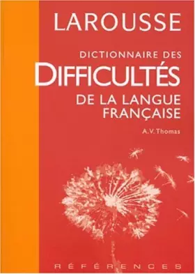 Couverture du produit · Dictionnaire des difficultés de la langue française
