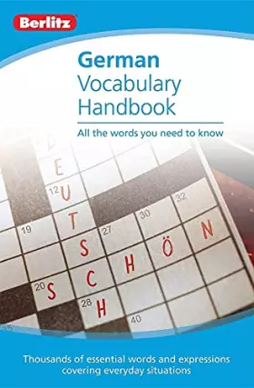 Couverture du produit · German Vocabulary Handbook (Handbooks)