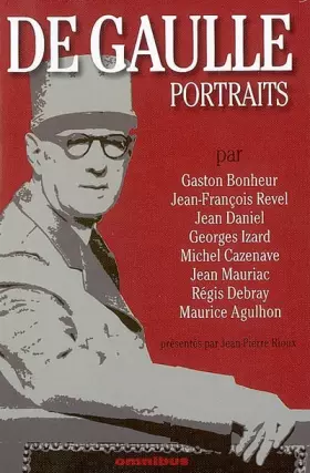 Couverture du produit · DE GAULLE PORTRAITS