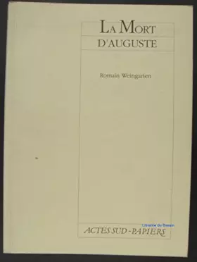 Couverture du produit · La mort d'auguste