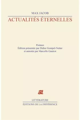 Couverture du produit · Actualités éternelles : Poèmes