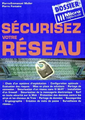 Couverture du produit · Sécurisez votre réseau