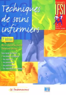 Couverture du produit · Techniques de soins infirmiers