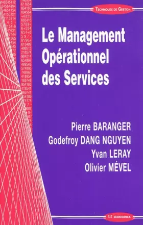 Couverture du produit · Le Management Opérationnel des Services