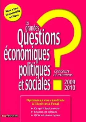 Couverture du produit · Les grandes Questions économiques, politiques et sociales : Concours et examens