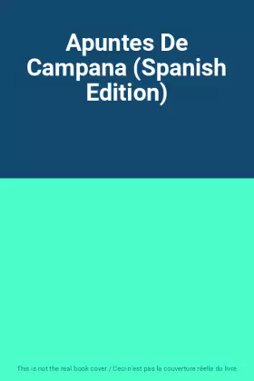 Couverture du produit · Apuntes De Campana (Spanish Edition)