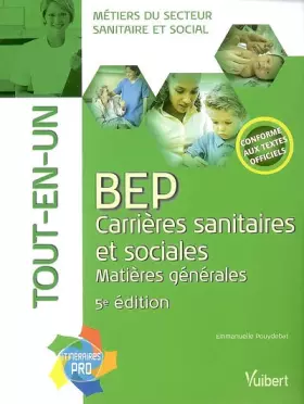 Couverture du produit · BEP carrières sanitaires et sociales: Matières générales