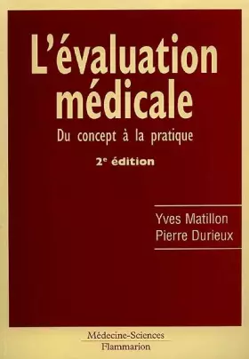Couverture du produit · L'évaluation médicale, 2e édition