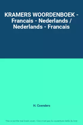 Couverture du produit · KRAMERS WOORDENBOEK - Francais - Nederlands / Nederlands - Francais