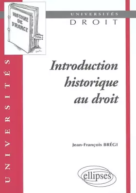 Couverture du produit · Introduction historique au droit