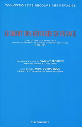 Couverture du produit · Le Droit des réfugiés en France