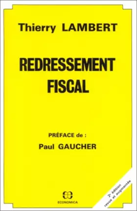 Couverture du produit · Redressement fiscal