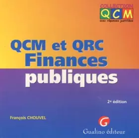 Couverture du produit · QCM et QRC Finances publiques. 2ème édition