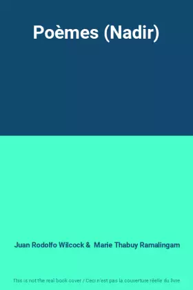 Couverture du produit · Poèmes (Nadir)