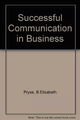 Couverture du produit · Successful Communication in Business